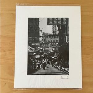 Black and White photo of Central/Graham Street, Hong Kong by Laurence Lai